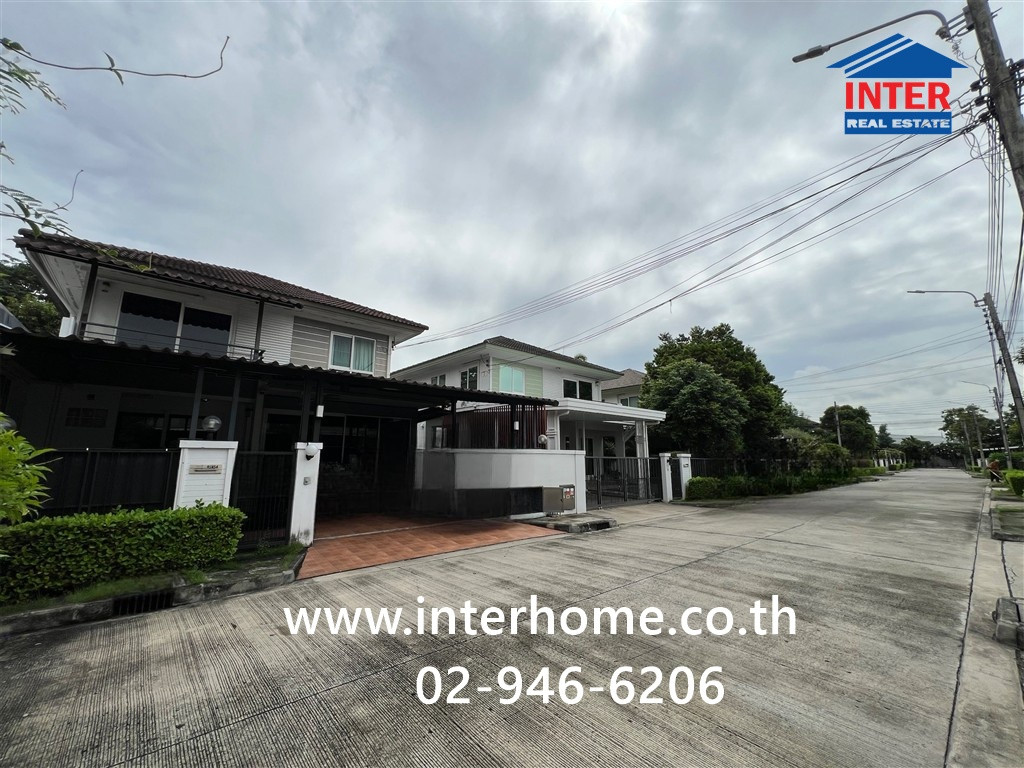 2-story detached house, 55.4 sq m, Manthana Village. Ramintra-Wongwaen Ramintra Ring Road Fashion Island side Kanchanaphisek Road, Khan Na Yao District, Bangkok 2-story detached house, 55.4 sq m, Manthana Village. Ramintra-Wongwaen Ramintra Ring Road Fashion Island side Kanchanaphisek Road, Khan Na Yao District, Bangkok
