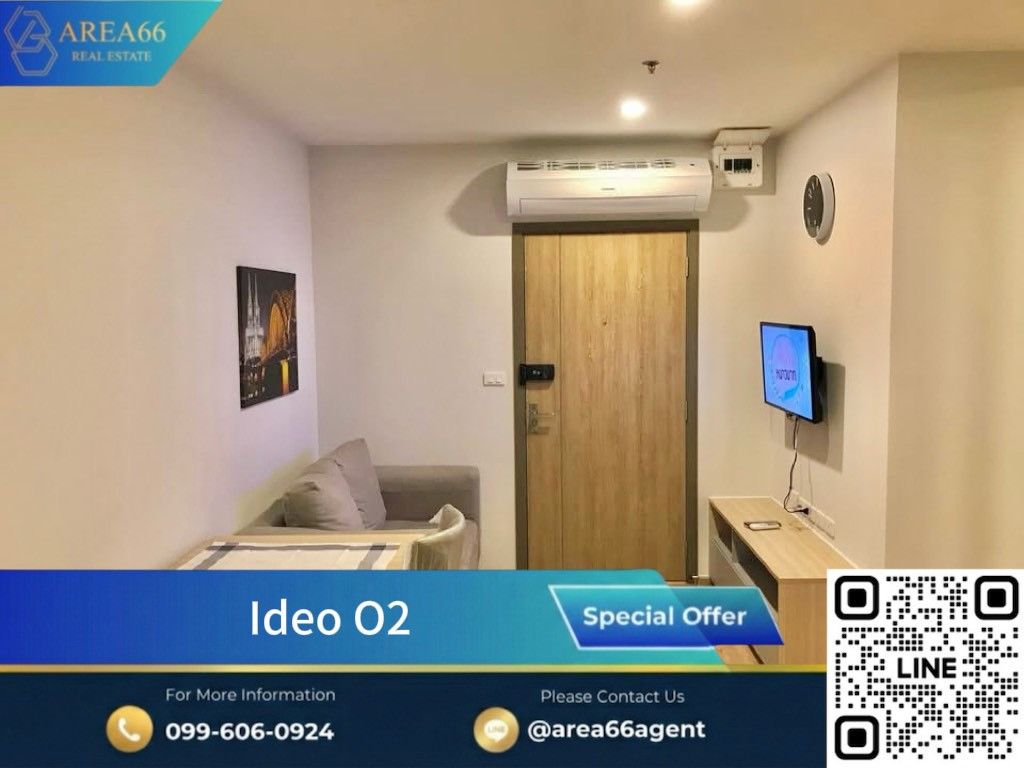🔥 Nice condo for sale❗️Comfortable to live in, convenient to travel, everything is close at hand at IDEO O2 near BTS Bangna.