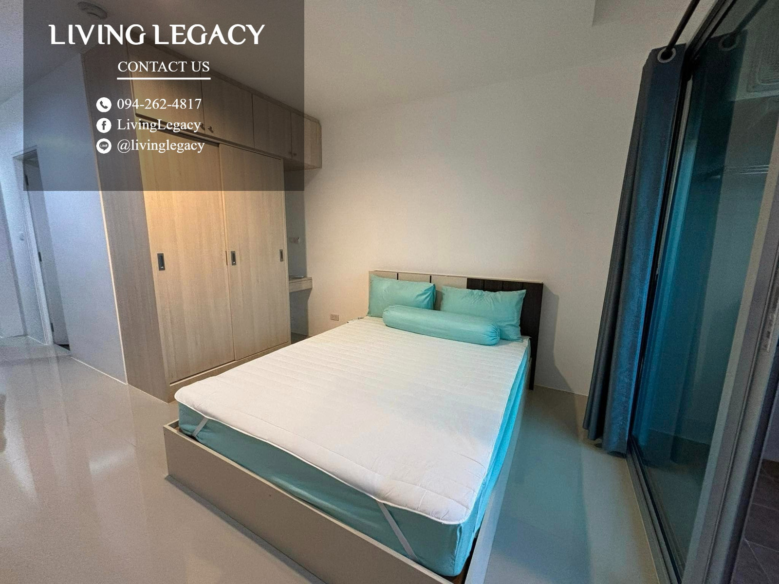 SKVJ8W เช่าด่วน คอนโด Asakan Place Srinakarindra 26 ตร.ม. | ชั้น 18 | 1 ห้องนอน | 1 ห้องน้ำ 7,500 บาท/เดือน line id : @livinglegacy – รูปที่ 2
