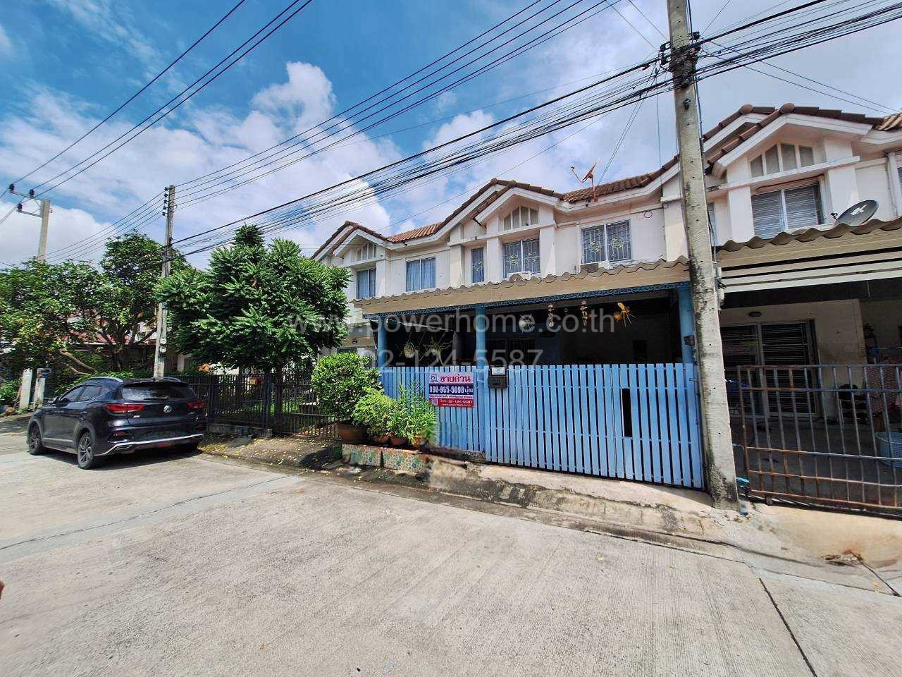 2-story townhouse, Pruksa Village 57, wide road, potential location on the Rangsit-Lam Luk Ka-Khlong 3 zone, near the BTS Green Line, Khu Khot Station. – รูปที่ 2