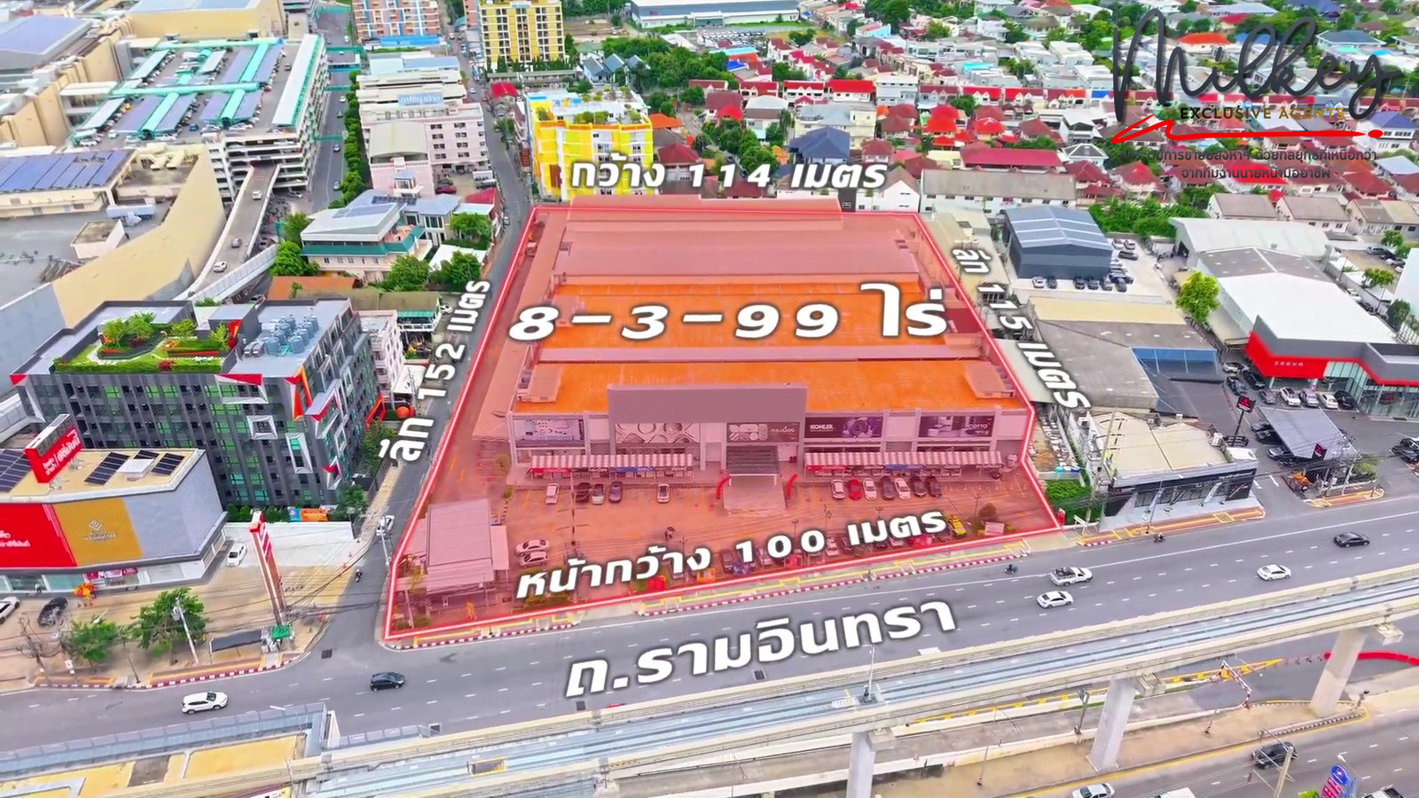Large plot of land for sale Next to Ramindra Road Near Fashion Island Convenient transportation near MRT Pink Line 🏙️✨ Large plot of land for sale Next to Ramindra Road Near Fashion Island Convenient transportation near MRT Pink Line 🏙️✨