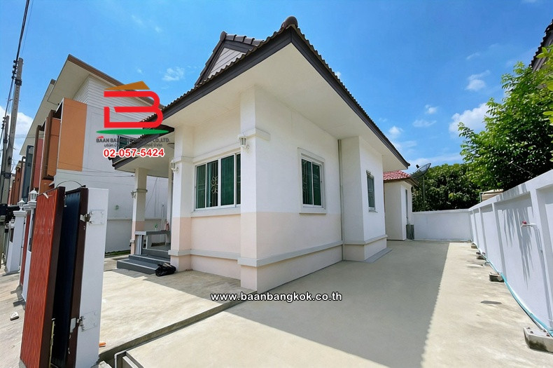 บ้านเดี่ยว ชั้นเดียว เนื้อที่ 56.2 ตร.ว. หมู่บ้านยิ่งรวย 9 ถนนโรจนะ ตำบลลำตาเสา อำเภอวังน้อย พระนครศรีอยุธยา – รูปที่ 3