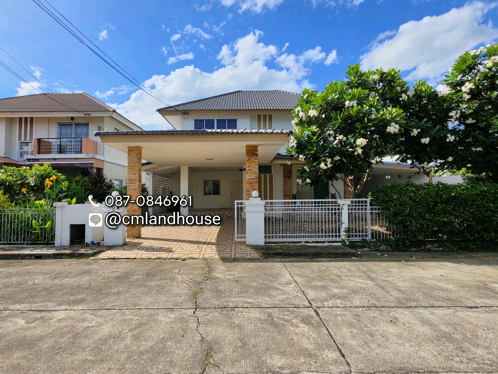 Beautiful house 65 sq m. Kankanok Ville 8, near Maejo University 2 km., near Maejo Police Station 1.5 km., near the city 10 km.