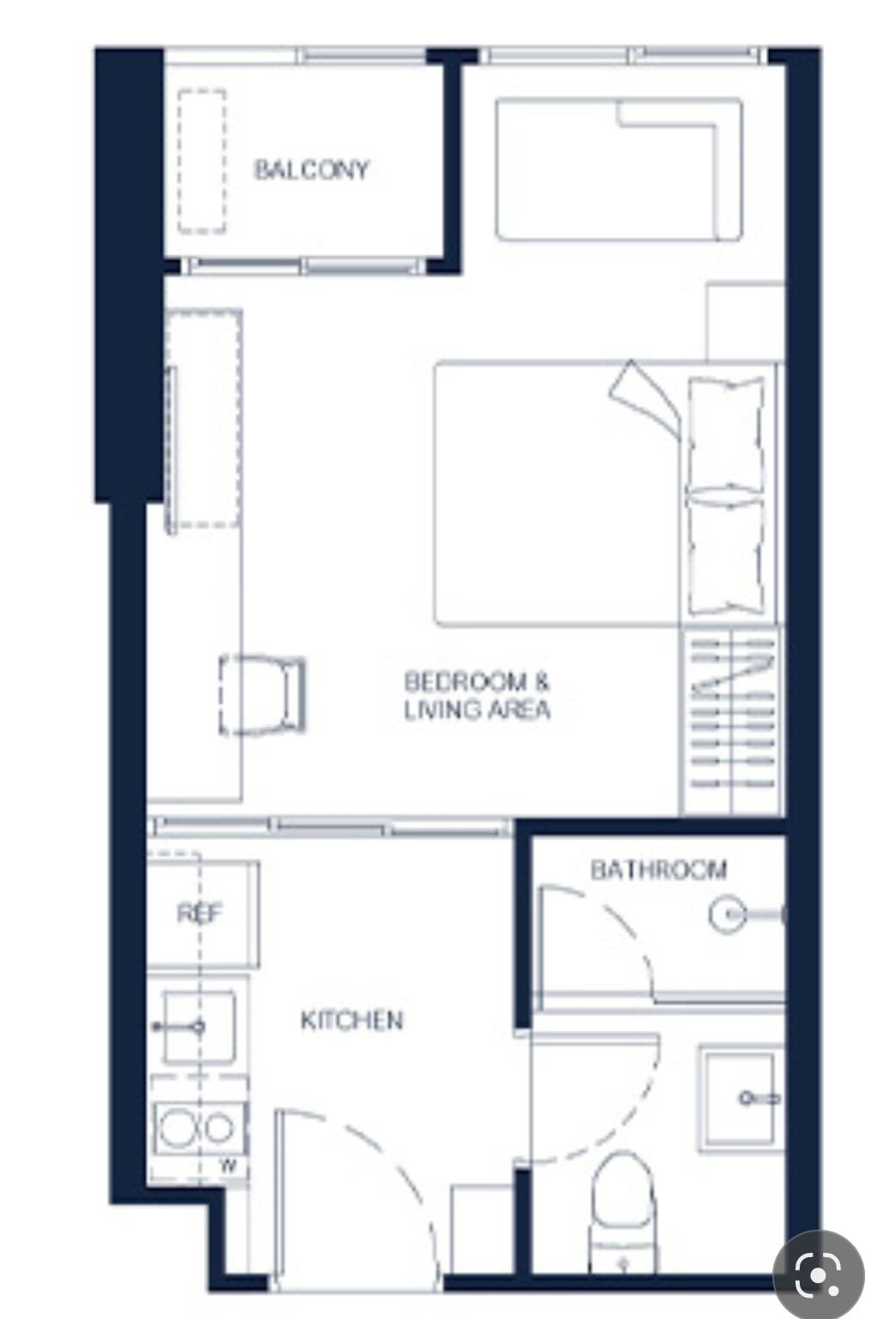 PTY Pattaya sai1 Pattaya, 8th floor, corner room, partial sea view – รูปที่ 2