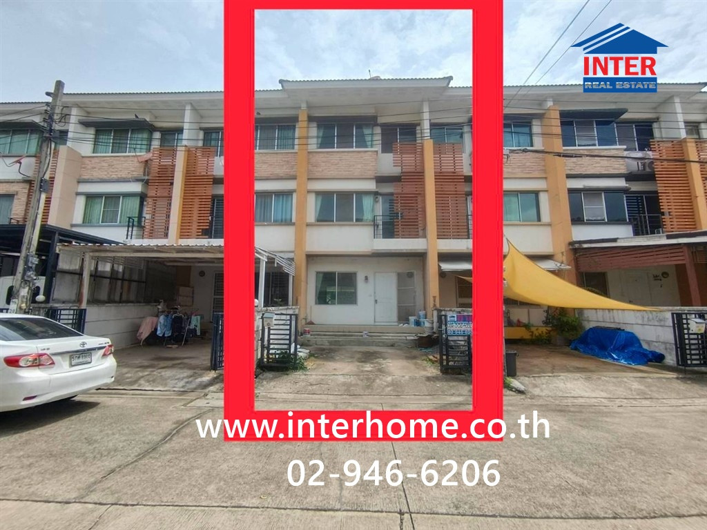 ทาวน์เฮ้าส์ 3 ชั้น 22.5 ตร.ว. หมู่บ้านทาวน์พลัส สุวรรณภูมิ ใกล้สนามบินสุวรรณภูมิ ถนนกิ่งแก้ว ถนนบางนา-ตราด บางพลี สมุทรปราการ  – รูปที่ 2