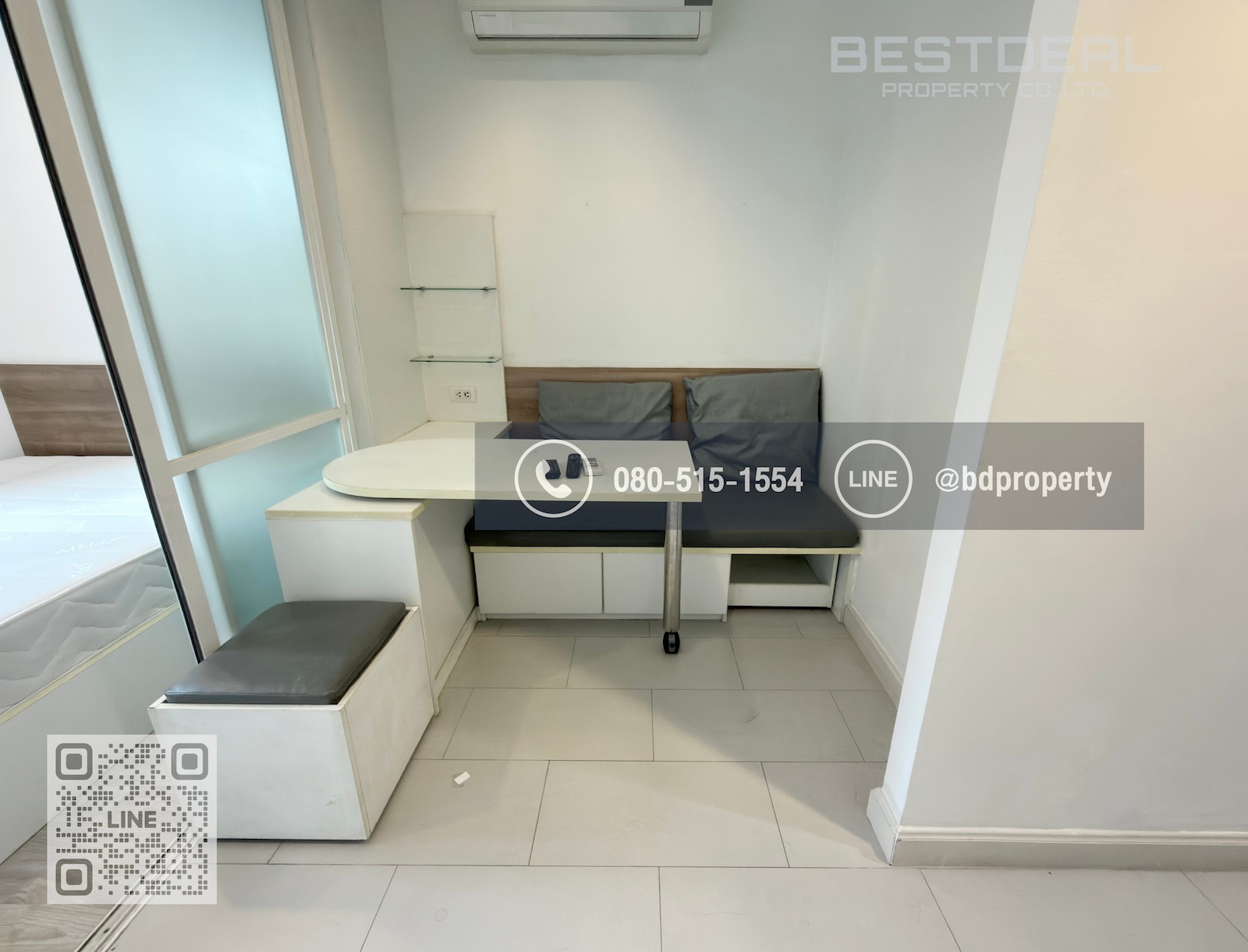 Bestdeal  FOR RENT Studio 22 sqm. Rental 13,000 THB /month CONDO “IDEO MOBI RAMA 9” Near Phraram Kao 9 MRT Station 80 meters. – รูปที่ 4