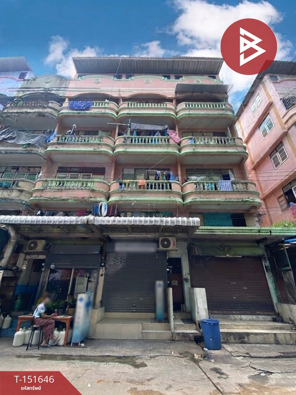 ขายด่วนอาคารพาณิชย์ 5 ชั้น พร้อมห้องเช่า ท่าทราย สมุทรสาคร ใกล้โรงงาน  – รูปที่ 2