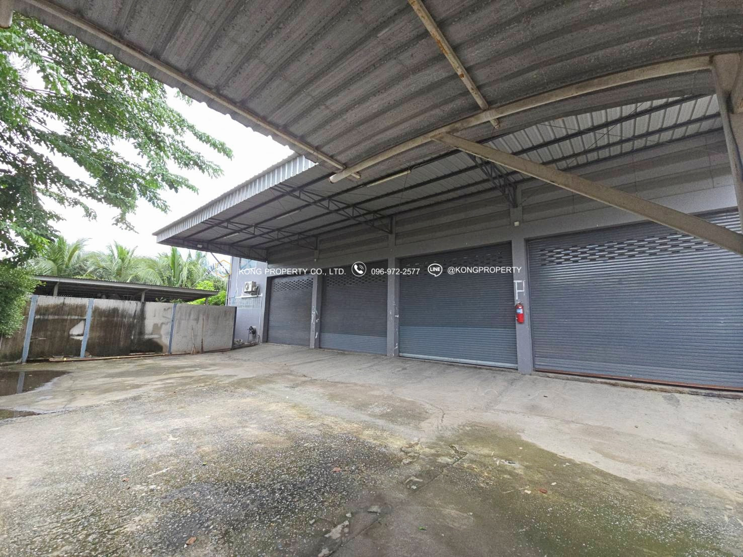 ให้เช่าโกดังติดถนนใหญ่ บางเลน – บางใหญ่ นนทบุรี ทำเลดี เหมาะสำหรับเก็บสินค้า คลังสินค้า หรือธุรกิจที่ต้องการหน้าร้านและพื้นที่จอดรถ – รูปที่ 2