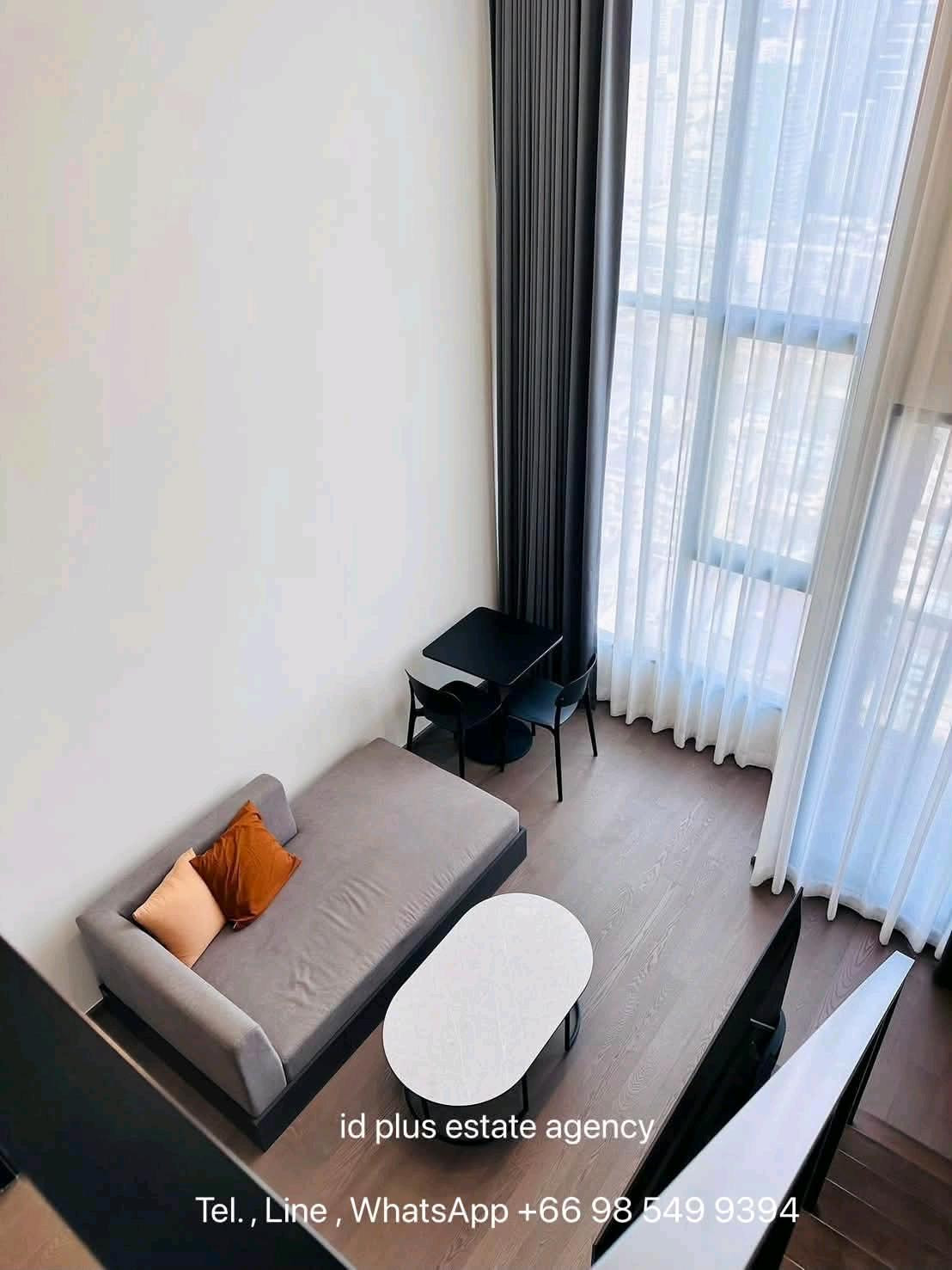 Park Origin Chula-Samyan for rent 1 bedroom 1 bathroom with high-ceiling room for 35.3 sq.m Mahanakorn building View on 29th floor. fully furnished and electrical appliances. Walk 9 mins. to MRT Samyan. Rental Only for 30,000 / m. – รูปที่ 4