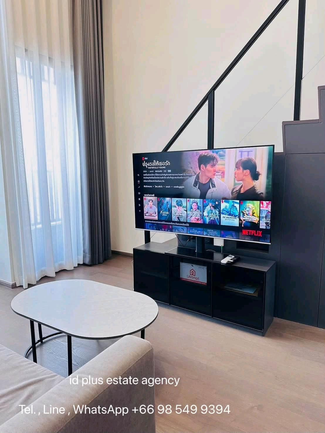 Park Origin Chula-Samyan for rent 1 bedroom 1 bathroom with high-ceiling room for 35.3 sq.m Mahanakorn building View on 29th floor. fully furnished and electrical appliances. Walk 9 mins. to MRT Samyan. Rental Only for 30,000 / m. – รูปที่ 3
