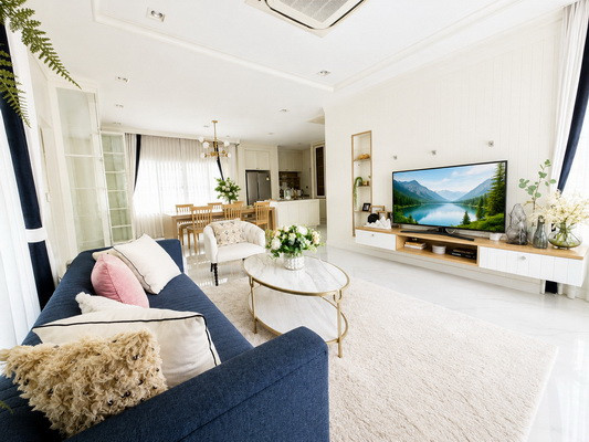 [ให้เช่า] หมู่บ้าน นันทวัน รามอินทรา - พหลโยธิน 50 / 5 ห้องนอน 5 ห้องน้ำ / 92 ตรว. 300 ตรม. **150,000** บ้านเดี่ยวโครงการสุดหรู ตกแต่งสวย เฟอร์นิเจอร์และเครื่องใช้ไฟฟ้าครบชุด สังคมดี เดินทางสะดวก พร้อมเข้าอยู่ ใกล้ทางพิเศษฉลองรัช – รูปที่ 3