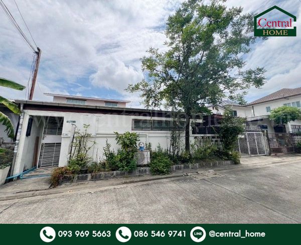 Single-storey detached house, Tiwanon 25, Intersection 4, near MRT Bang Kraso, ready to move in, cheap price.