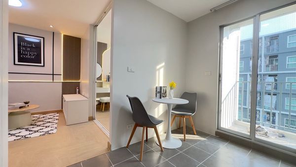 📊🏠 [ D condo Ramkhamhaeng 9 ] 1 bedroom condo, Ramkhamhaeng - Rama 9 location, price less than 2 million. This room meets the needs of both buying to live in or buying to rent 💥💥