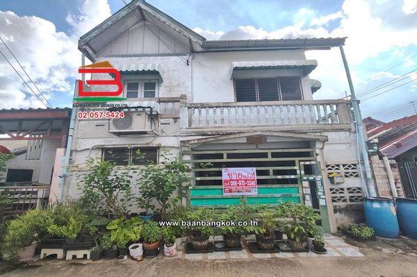 2-story twin house, area 30 sq m., Kheha Thani Village 4, Soi Rat Phatthana 5, Rat Phatthana Road, Saphan Sung Subdistrict, Saphan Sung District.