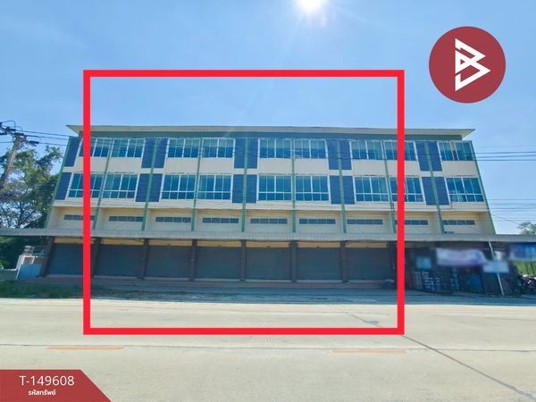 3-story commercial building for sale, Bang Yai District, Nonthaburi, with rooftop.