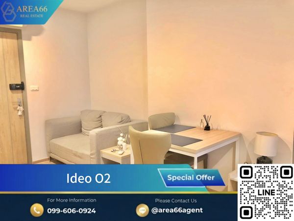 🔥 Nice condo for sale ❗️ Happy to live in it yourself, can invest in IDEO O2 near BTS Bangna.