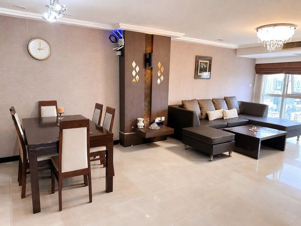 LTH16193 - Spacious Condo FOR RENT Waterford Diamond Tower | 146 sq.m. | 3 Beds 3 Baths | 3 Balconies | BTS Phrom Phong | 65K | คอนโดให้เช่า พร้อมพงษ์