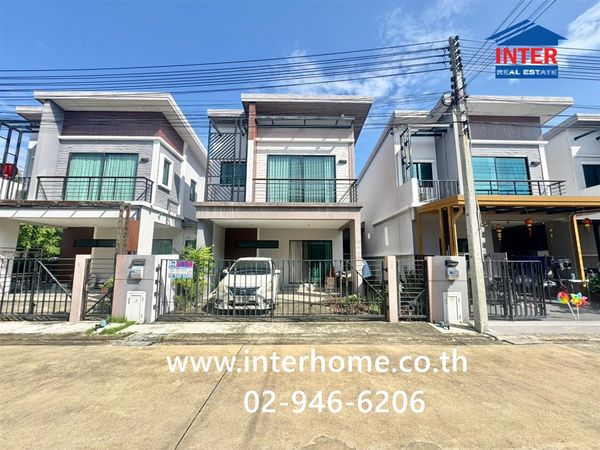 บ้านเดี่ยว 2 ชั้น 27.5 ตร.ว. หมู่บ้านเดอะแพลนท์ ปิ่นเกล้า-สาย5 ซอยไร่ขิง42 ประชาราฏร์ ถนนพุทธมณฑล ถนนซอยไร่ขิง42 ประชาราฏร์ สามพราน นครปฐม 