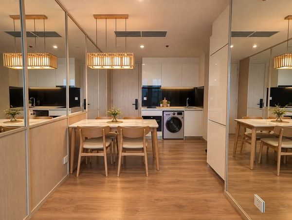 For rent: Noble Form Thonglor, 1 bedroom, 1 bathroom, fully decorated, ready to move in. High floor, open view In the heart of Thonglor, near J Avenue & Donki Mall