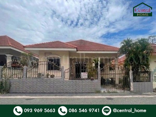 Single house, Chokchai Village 5, Bang Lamung, Chonburi, near the sea, cheapest in the project.