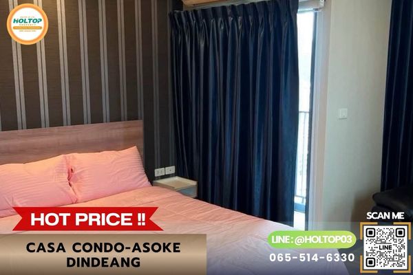 #L1391 ให้เช่าคอนโด Casa Condo-Asoke Dindeang