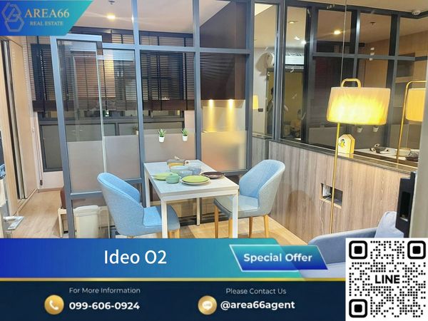 🔥 Nice condo for sale ❗️ Beautiful room. Must hurry and grab IDEO O2 near BTS Bangna.