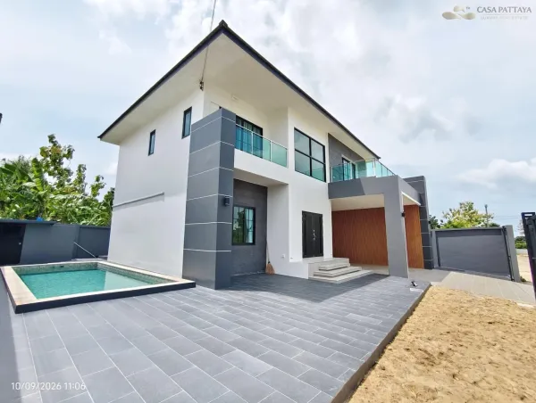 For Sale: Brand New 2-Story Detached House in Huay Yai, Pattaya