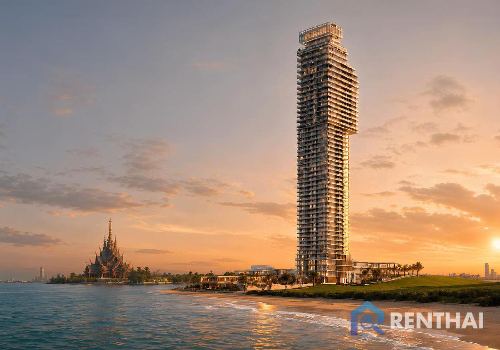 Sale Beach front condo  Soondri Wongama  Penthouse  Luxury 204 sq.m. – รูปที่ 4