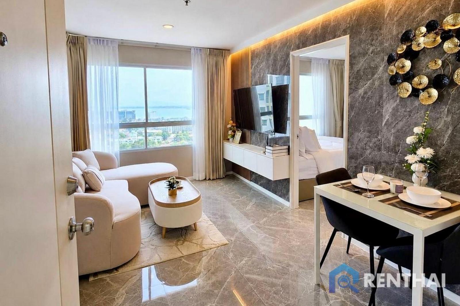 ขายคอนโด ลุมพินี นาเกลือ วงศ์อามาตย์ 1 ห้องนอน 34 ตร.ม. วิวทะเลสวยๆห้องสวยๆ – รูปที่ 3
