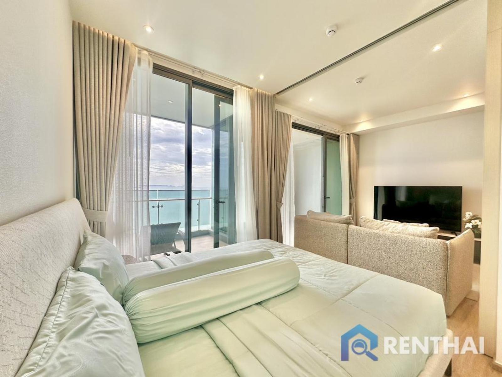 อารมณ์ จอมเทียน | ห้องชุด 1 ห้องนอน วิวทะเล ชั้น 35 | 65,000 บาท/เดือน