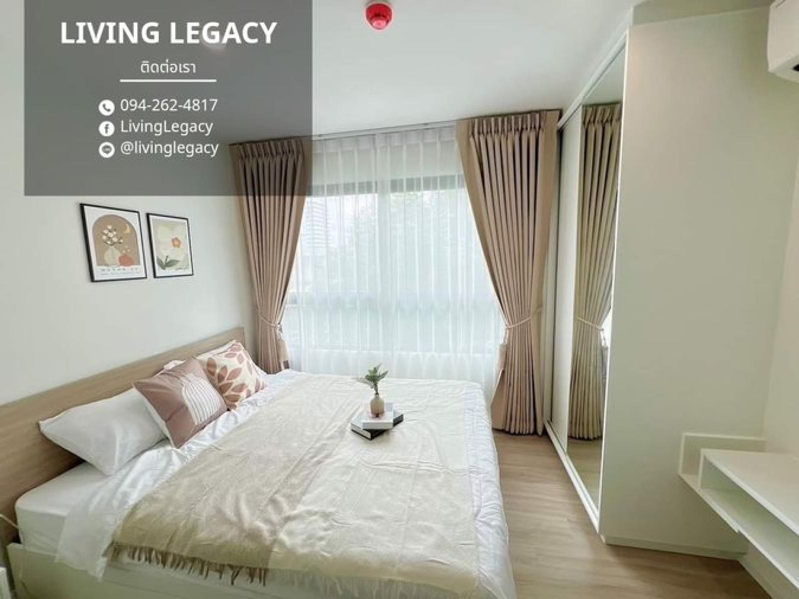 SIXX5O Urgent rental condo ICondo Active Phatthanakan 24 sq.m. | Floor 2 | 1 bedrooms | 1 bathrooms 11,000 THB/month line id : @livinglegacy – รูปที่ 3