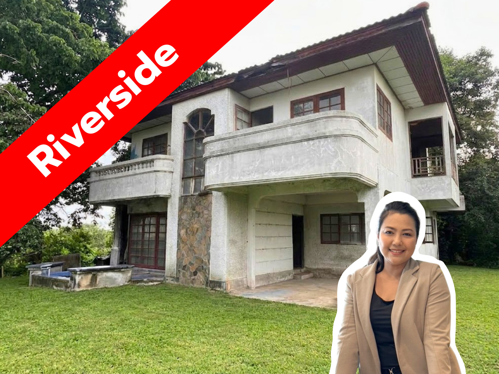 Lakefront Land for Sale with House Structure Supalai Lake 1, Khum Klao Lakefront Land for Sale with House Structure Supalai Lake 1, Khum Klao