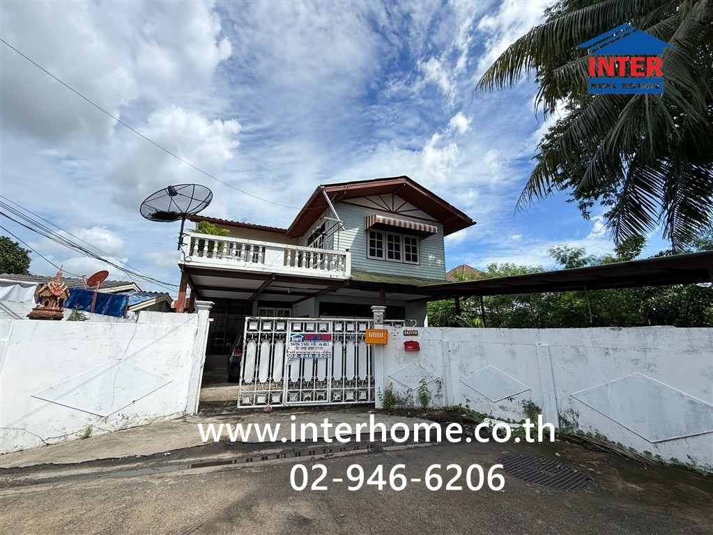 2-story detached house, 46 sq m, Buakhao Village. Buakhao Village Soi 27 (Soi Ramkhamhaeng 174) Ramkhamhaeng Road, Seri Thai Road, Min Buri District, Bangkok