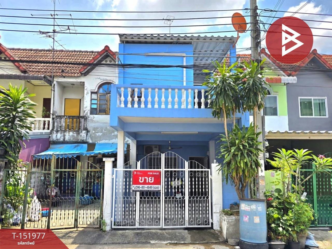 Townhouse for sale Phet Siam Villa Village, Ekachai 76, Phasi Charoen, Bangkok Townhouse for sale Phet Siam Villa Village, Ekachai 76, Phasi Charoen, Bangkok