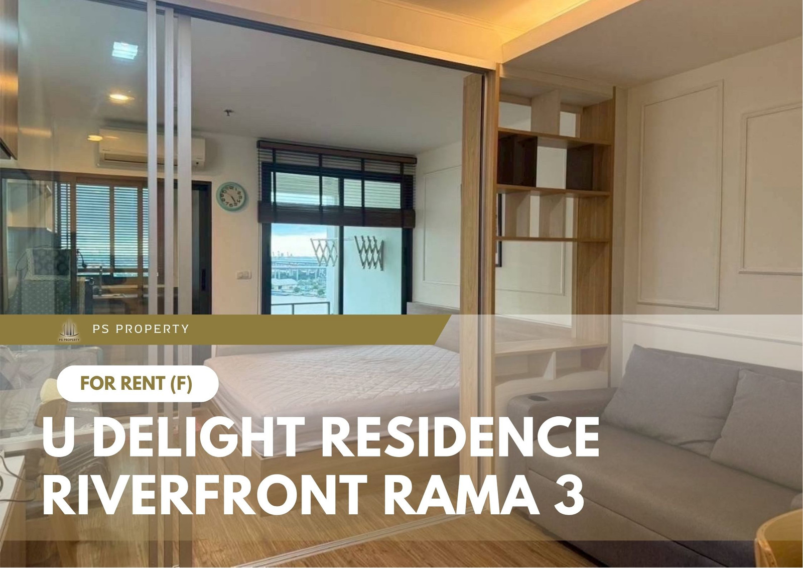For Rent 🔥 U Delight Residence Riverfront Rama 3 🔥 Fully furnished and equipped with appliances; near BRT Wat Pariwat. For Rent 🔥 U Delight Residence Riverfront Rama 3 🔥 Fully furnished and equipped with appliances; near BRT Wat Pariwat.