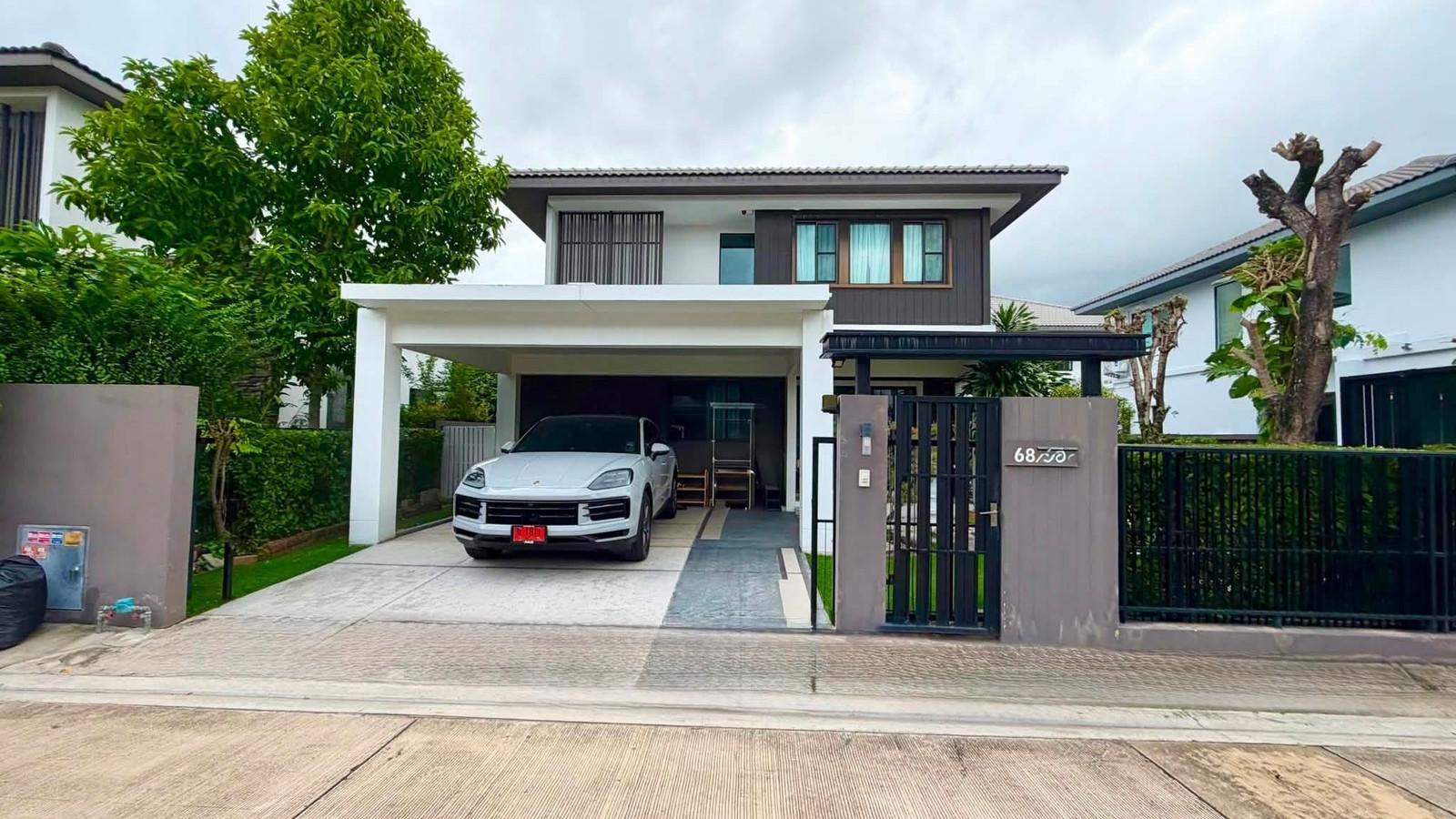Single house for rent, Manthana Bangna Km. 7, 4 bedrooms, rent 78,000฿ Single house for rent, Manthana Bangna Km. 7, 4 bedrooms, rent 78,000฿