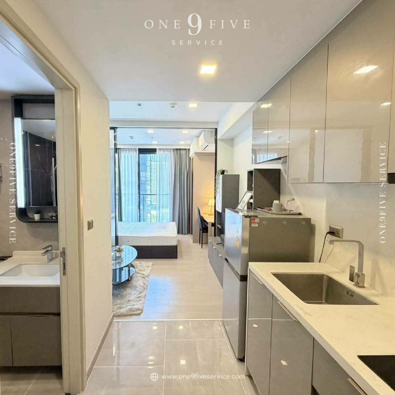 ONE9FIVE ASOKE - RAMA 9 | MRT PHRA RAM 9 | 1 Bedroom | 1 Bathroom | Building A | 10th Floor | 20,000/mo. – รูปที่ 4