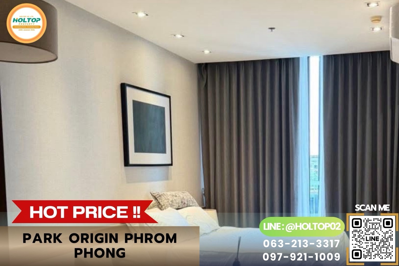 #L1408 ขายคอนโด Park Origin Phrom Phong #L1408 ขายคอนโด Park Origin Phrom Phong