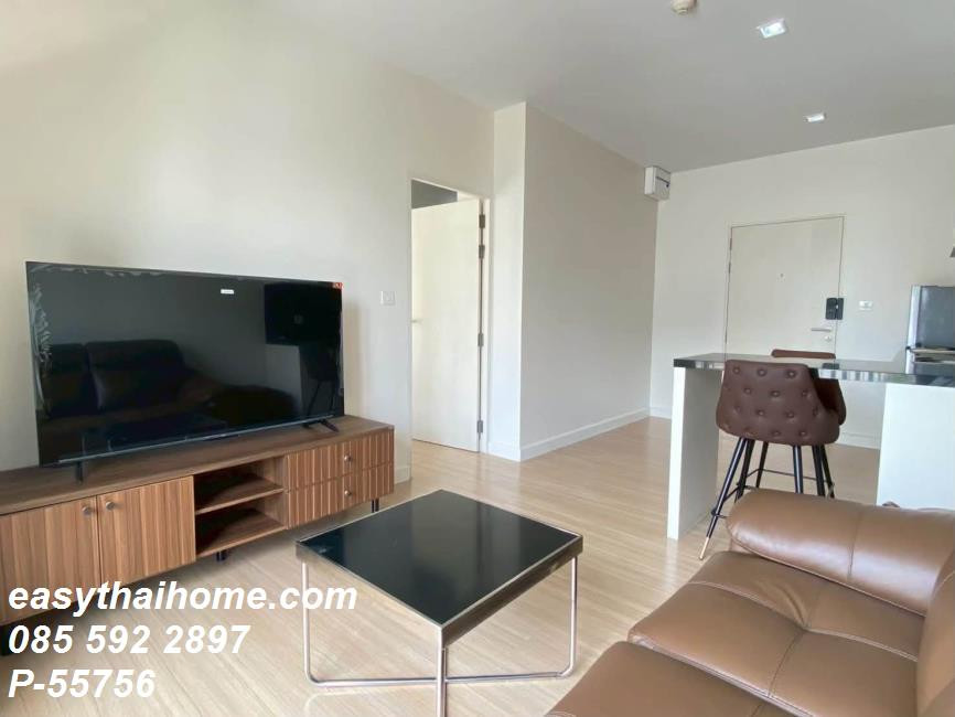 P-55756 Spacious 42 sq.m. 17th Fl. City View Fully Furnished with Bathtub The Seed Mingle Sathorn-Suanplu Line@easythaihome 085-592-2897  – รูปที่ 2