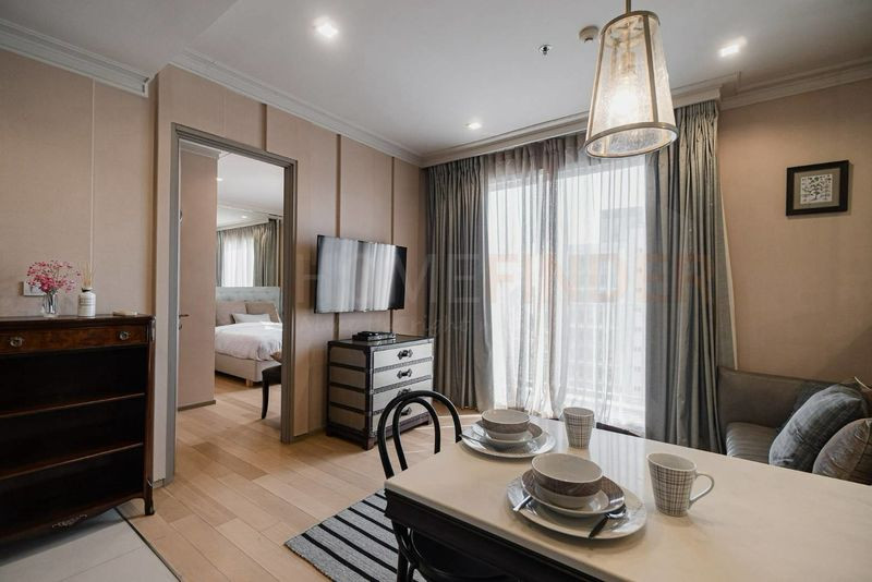 ให้เช่า คอนโด เอช คิว ทองหล่อ HQ THONGLOR ขนาด 44 ตร.ม. 1 นอน 1 น้ำ ห้องทิศใต้ วิวสวย ตกแต่ง Modern Contemporary 35,000/เดือน – รูปที่ 4