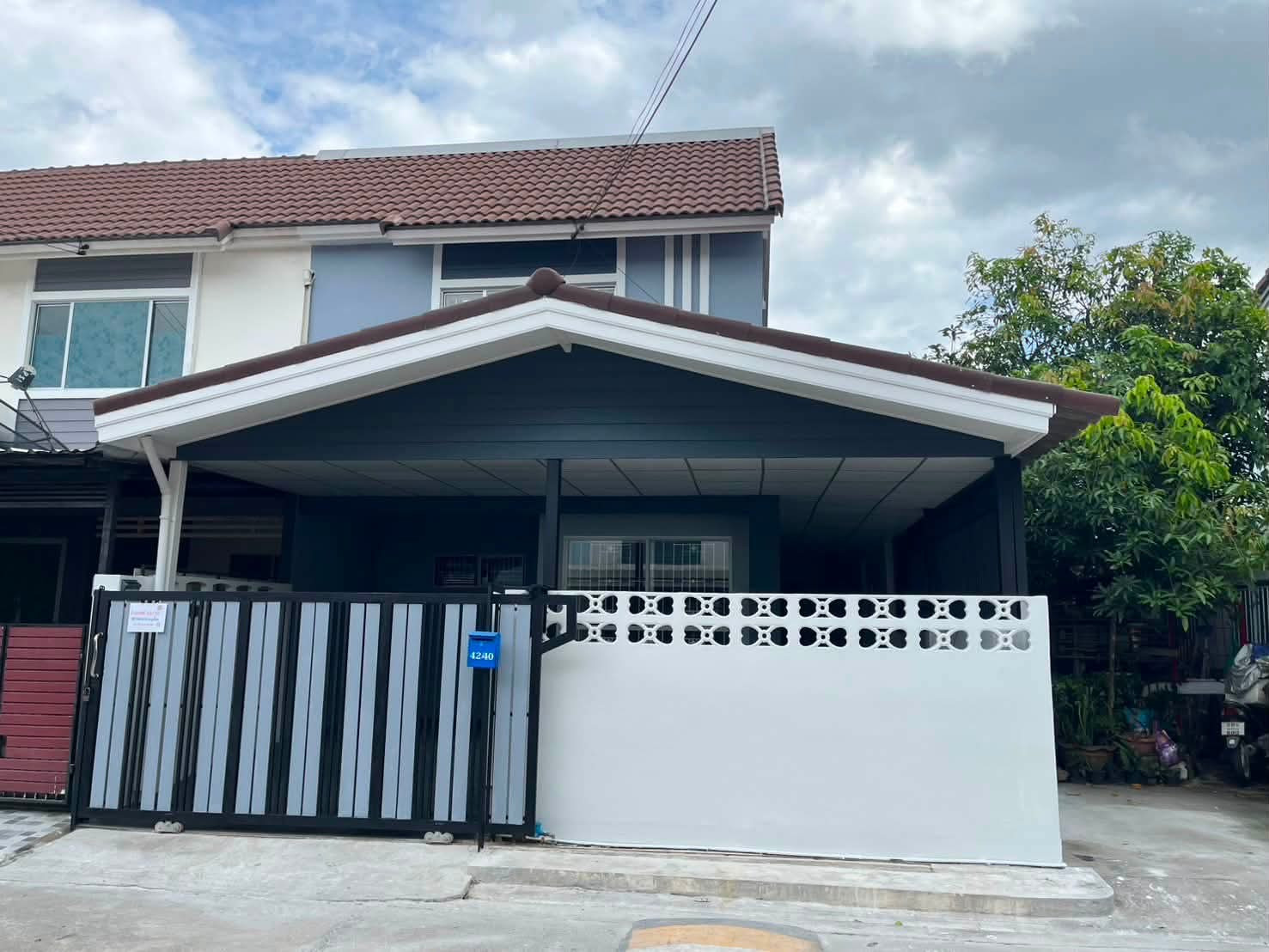 🏡✨ Urgent sale✅✅ Corner house, Pruksa Village 45, Soi 14,  sells it himself, ready to transfer, has title deed.