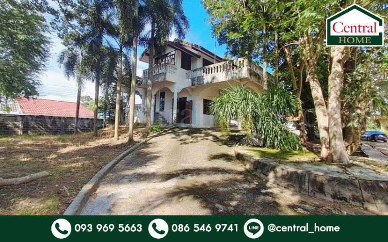 Split-level detached house, good structure, suitable for renovation, Soi Wat Ton Tan, Chachoengsao, cheapest.