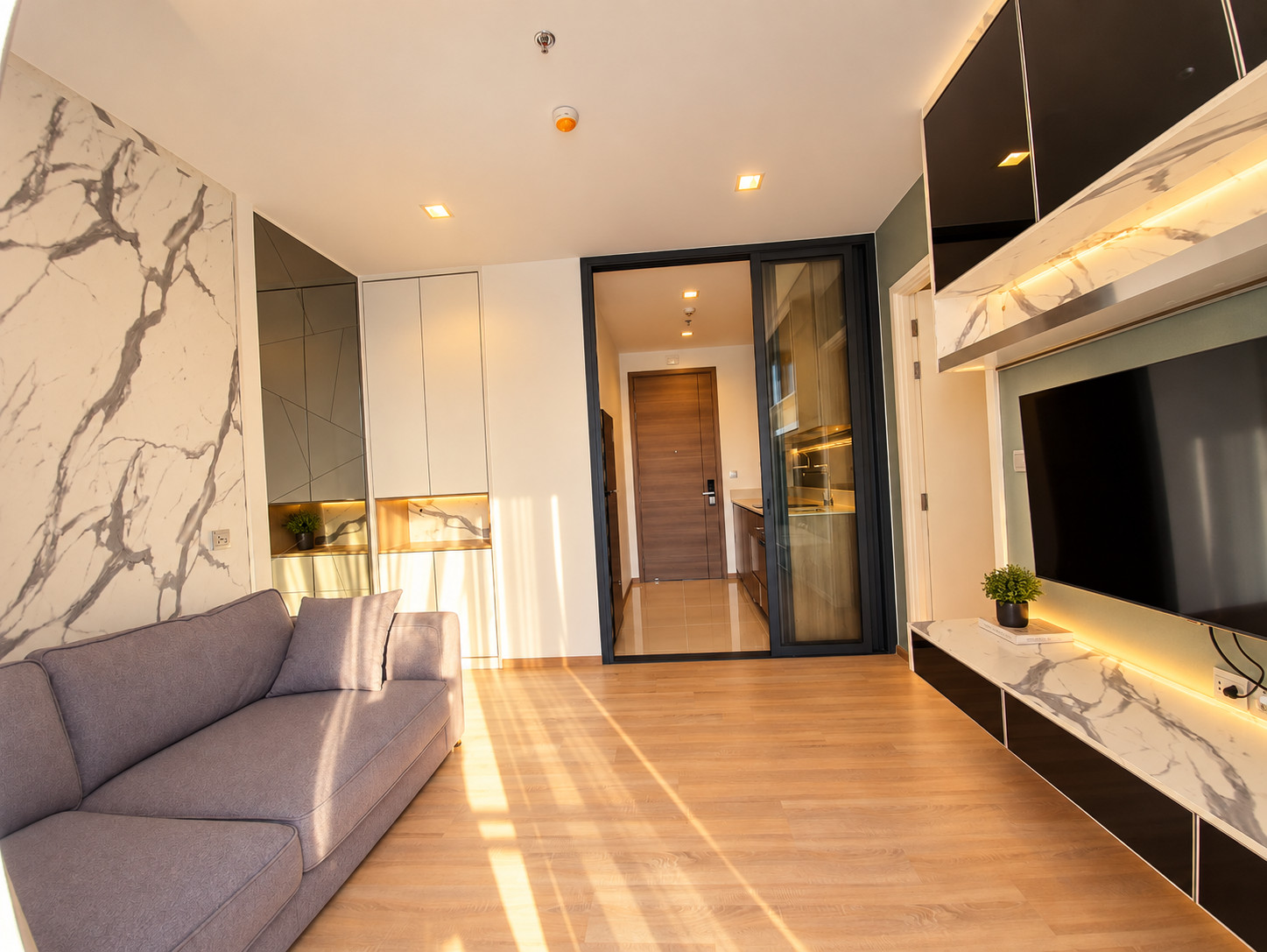 🔥 ให้เช่า THE LINE Phahonyothin Park ชั้น 27 | 1 ห้องนอน 38 ตร.ม. | เฟอร์ครบ พร้อมอยู่ FOR RENT – THE LINE Phahonyothin Park | 27th Floor | 1 Bedroom | 38 sq.m. | Fully Furnished – รูปที่ 2