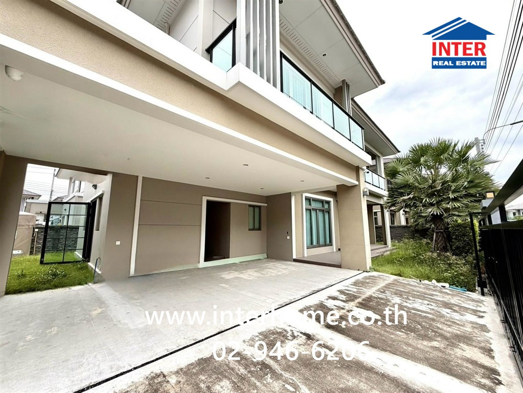 บ้านเดี่ยว 2 ชั้น 80.1 ตร.ว. หมู่บ้านเดอะปาล์ม แจ้งวัฒนะ-ชัยพฤกษ์ ถนนหอการค้าไทย ปากเกร็ด นนทบุรี  – รูปที่ 2