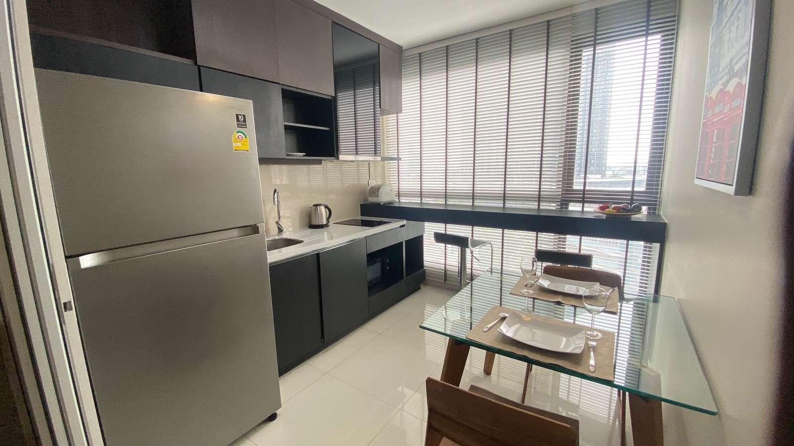 🏢 ให้เช่า Rhythm Sukhumvit 44/1 ✨ ห้องขนาดใหญ่ 45 ตร.ม. ชั้น 9 พร้อมเข้าอยู่ ใกล้ BTS พระโขนง  เดินทางสะดวก ใกล้แหล่งไลฟ์สไตล์  – รูปที่ 3