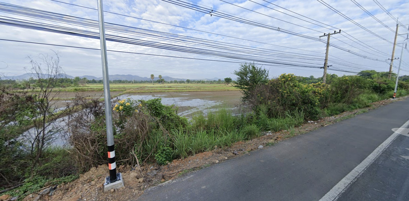Land for sale, 44 rai 360 sq m, next to Petchkasem Road, km. 143, Khao Yoi, Phetchaburi, width 120 meters, can be sold separately. – รูปที่ 4