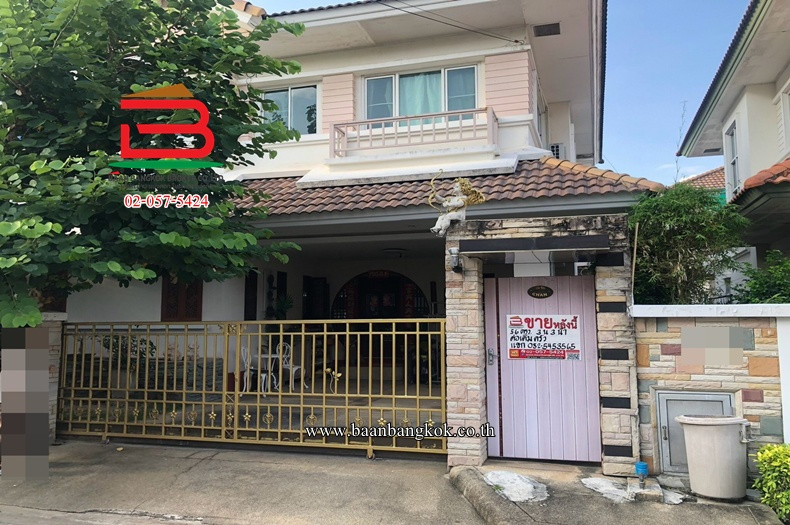 บ้านเดี่ยว อลิชา 3 เนื้อที่ 56 ตรว. ถนนพระราม 2 แขวงบางมด เขตทุ่งครุ