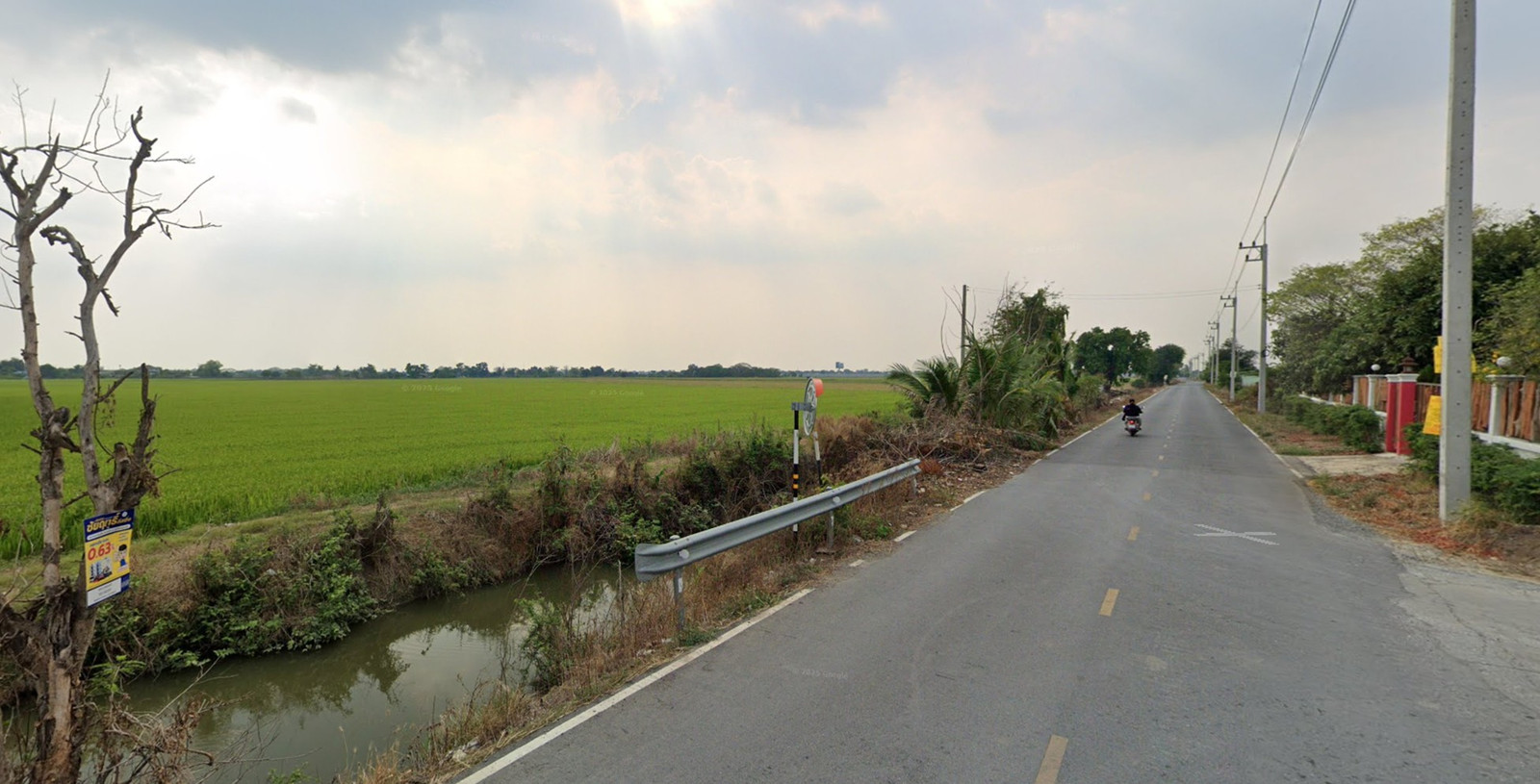 Land for sale in Bang Luang, Mueang District, Pathum Thani, 7 rai 1 ngan 74 sq m, very good location, close to Pathum Wilai intersection, only 5 minutes. – รูปที่ 3