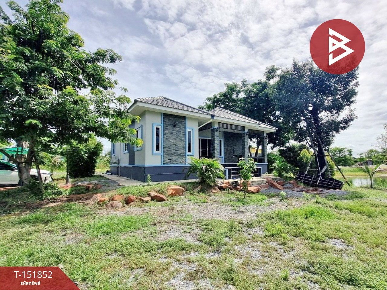 1-story detached house for sale, area 1 rai 85 sq m, Pong Maduea, Nakhon Pathom. – รูปที่ 2