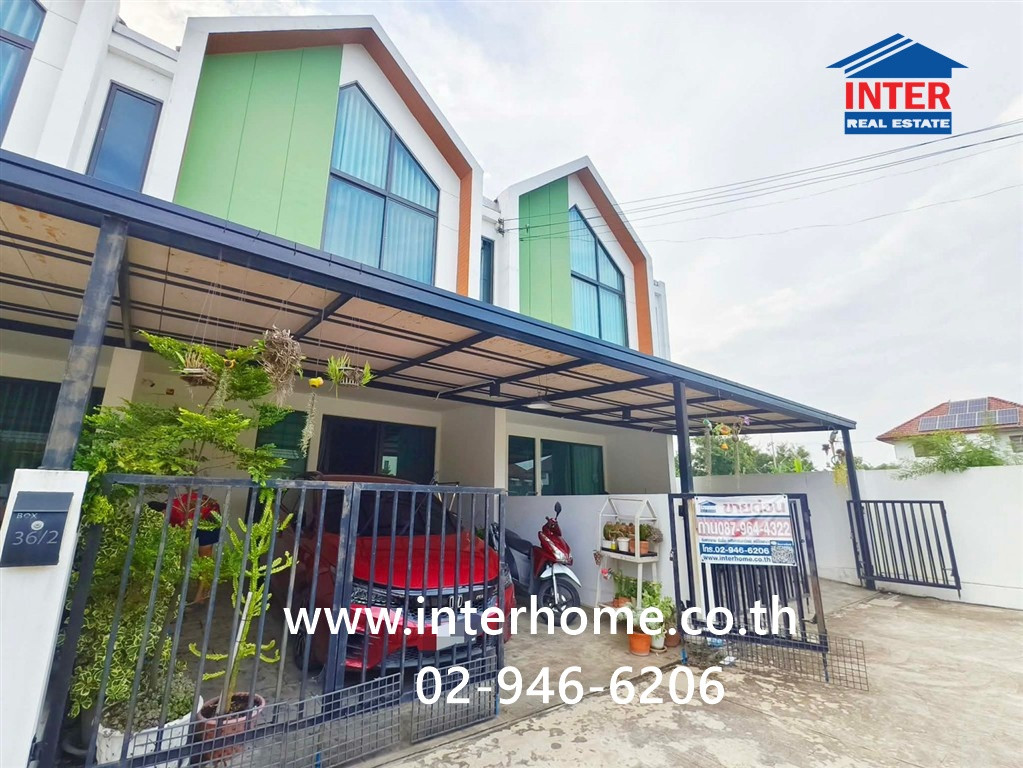 2-story townhouse, 17.3 sq m, Greto Village. Near Suankularb Rangsit School Soi Rangsit Nakhon Nayok 83 Rangsit-Nakhon Nayok Road, Khlong Luang, Pathum Thani – รูปที่ 2